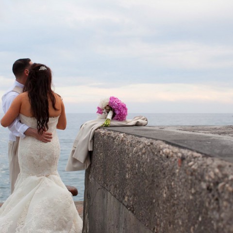 sea side wedding Positano