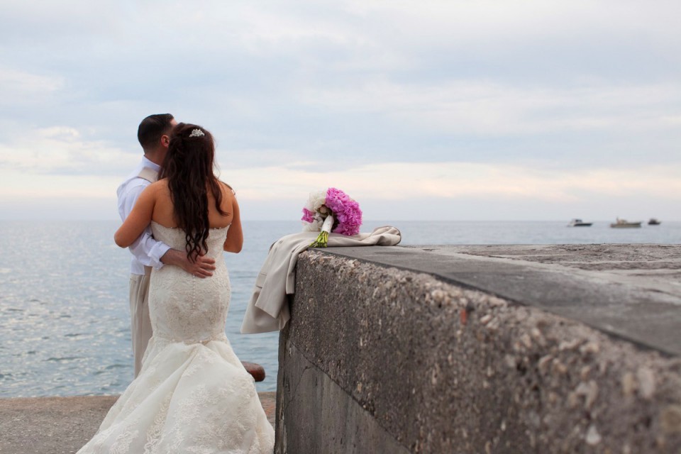 sea side wedding Positano