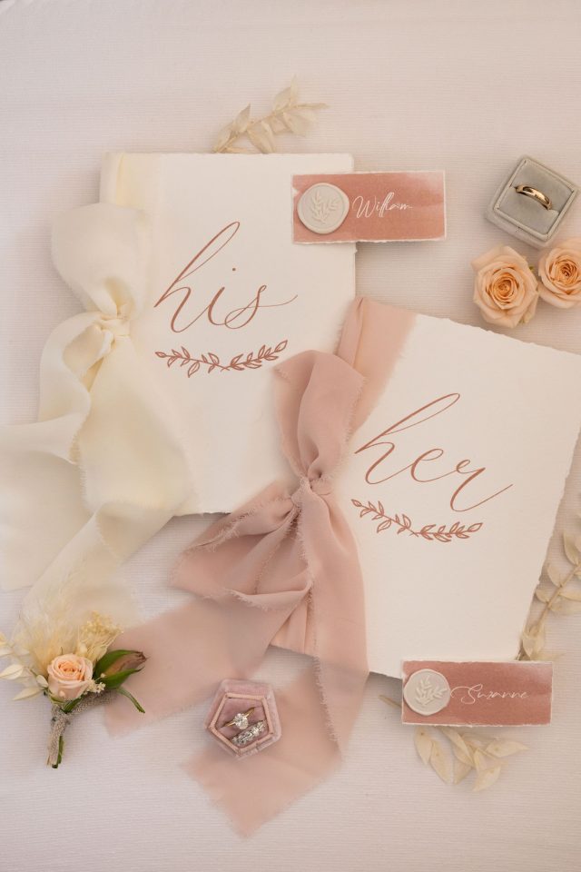 wedding vows booklet for her and for him