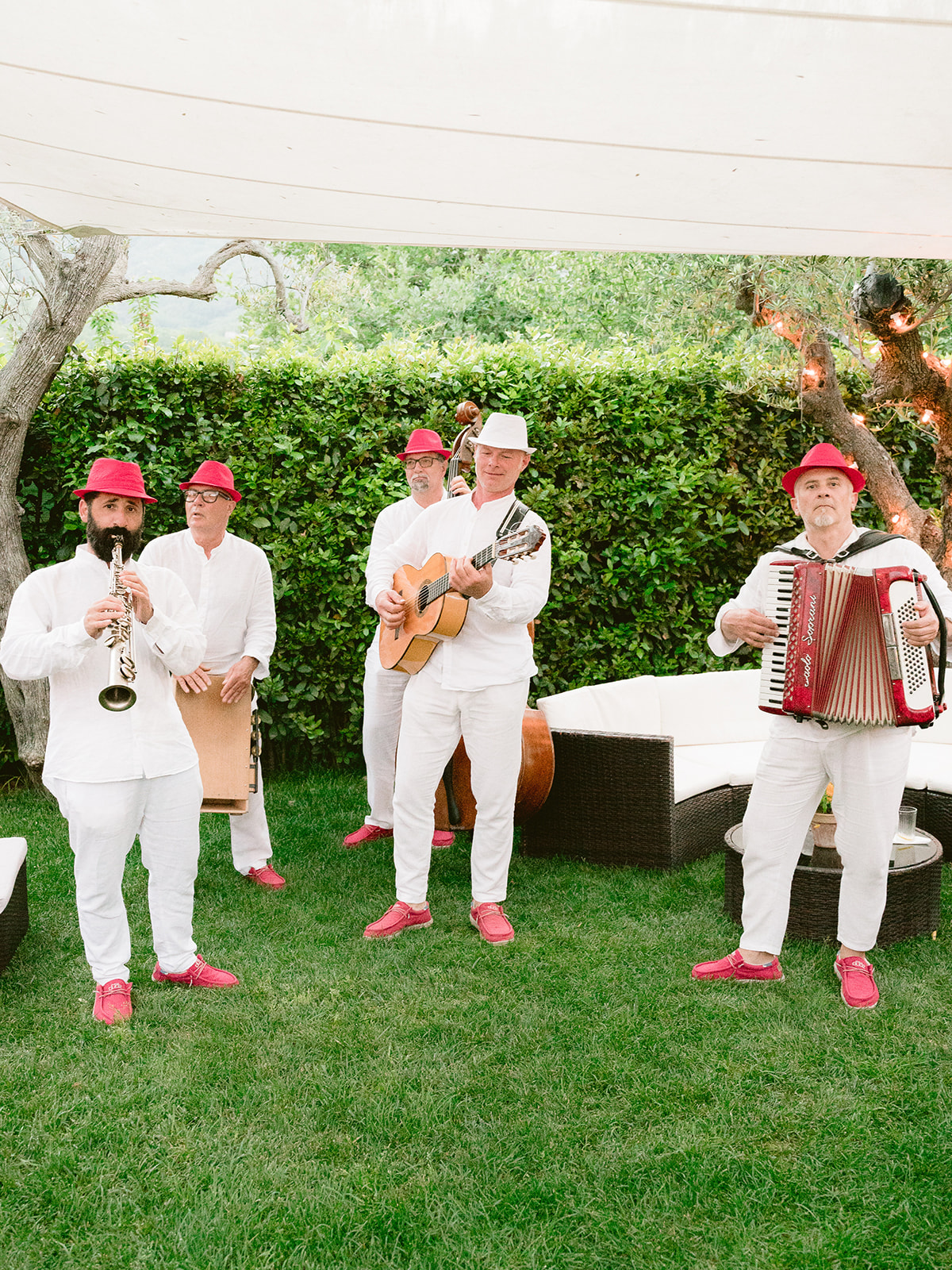 wedding in Italy Amalfi coast Acoustic italian music band